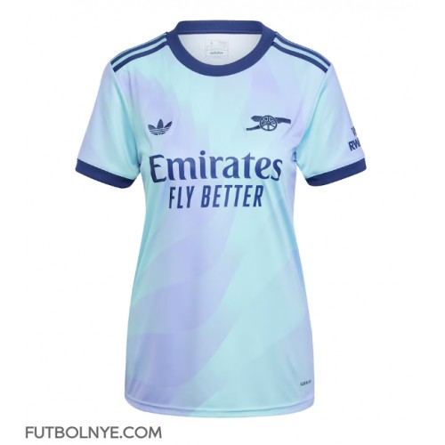 Camiseta Arsenal Tercera Equipación para mujer 2024-25 manga corta